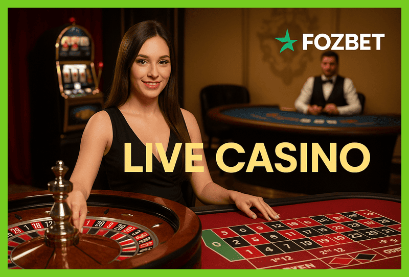 O FOZBET Live Casino lança promoções regularmente