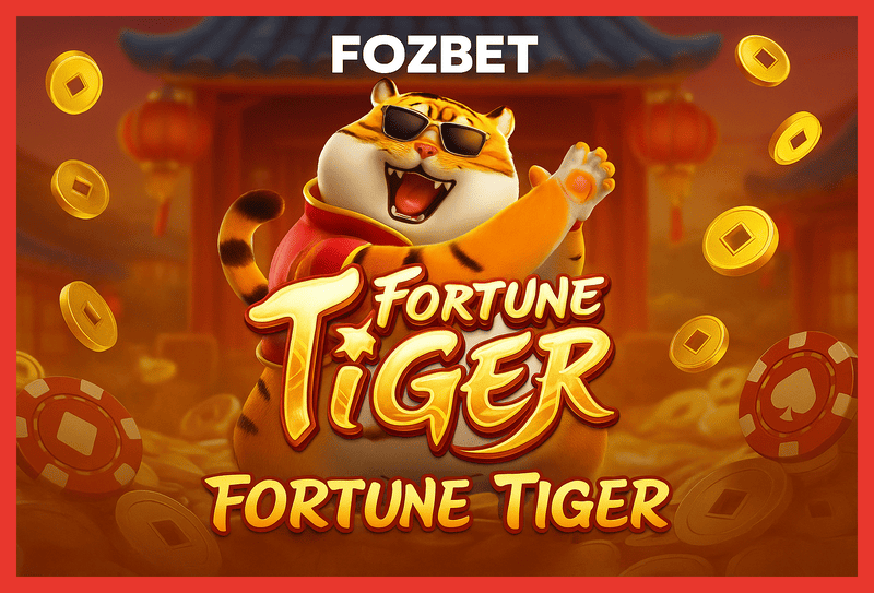 Fortune Tiger é um jogo imperdível no FOZBET Casino